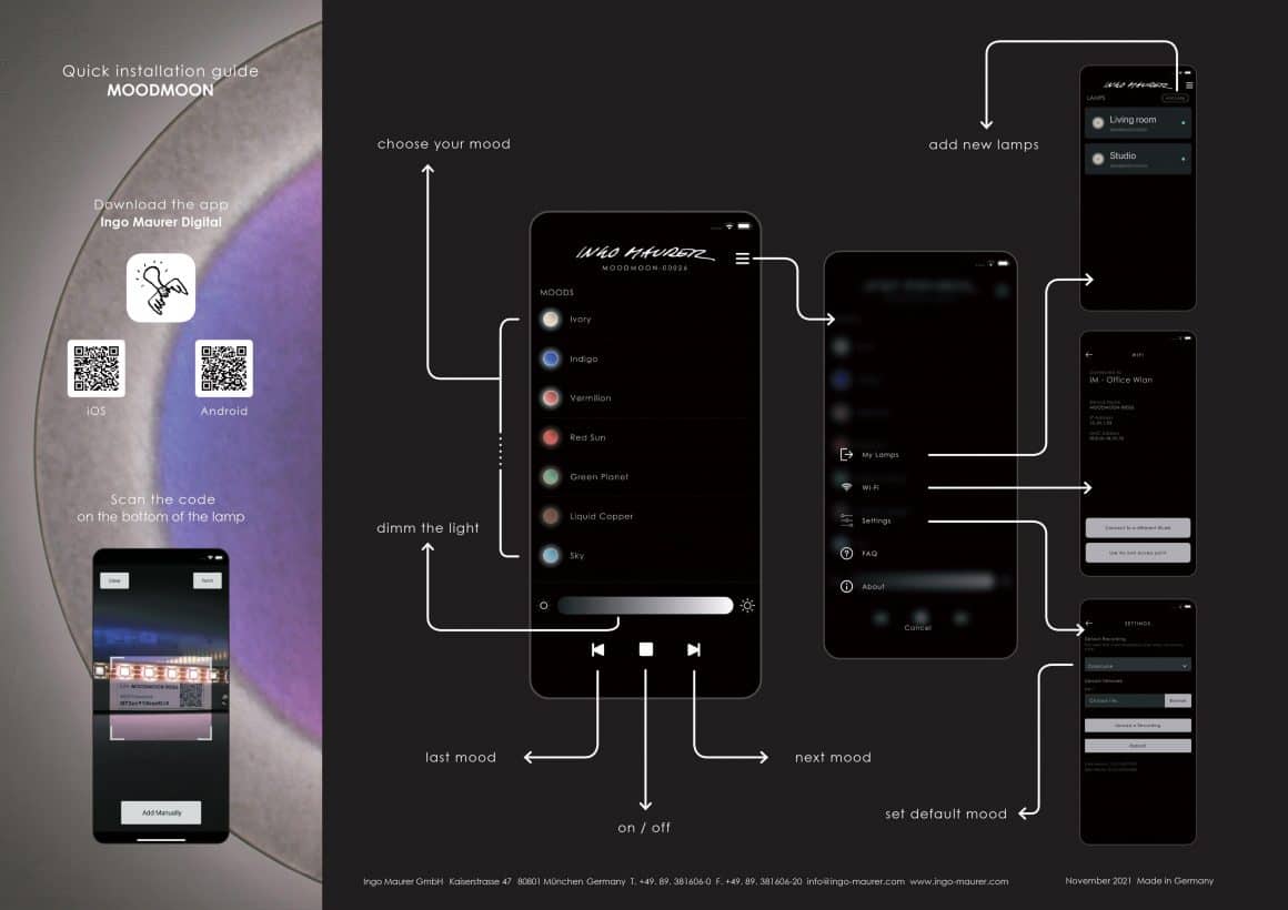 Ingo Maurer Digital: Mit dieser App kannst du das Licht smart steuern.