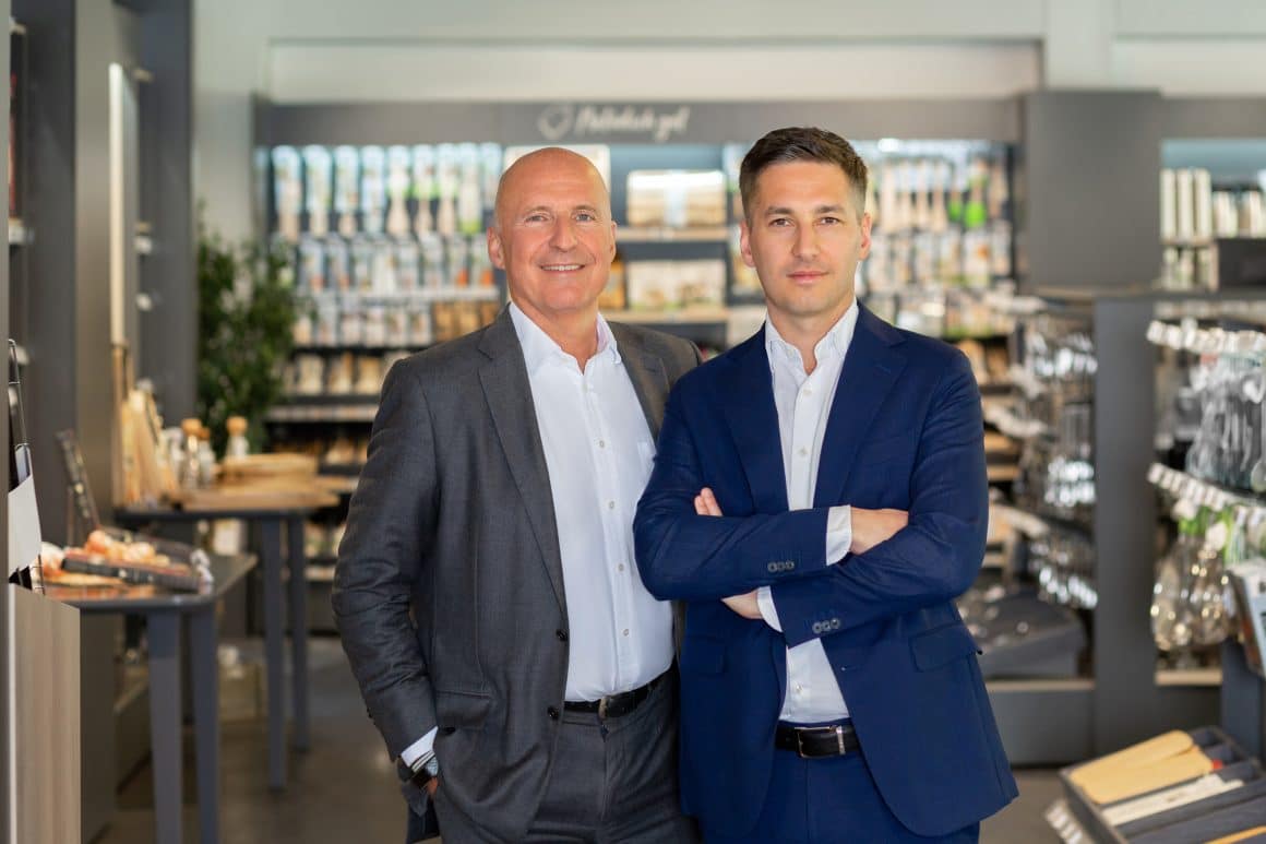 Rekordumsatz für Fackelmann: Alexander Fackelmann und Martin Strack.