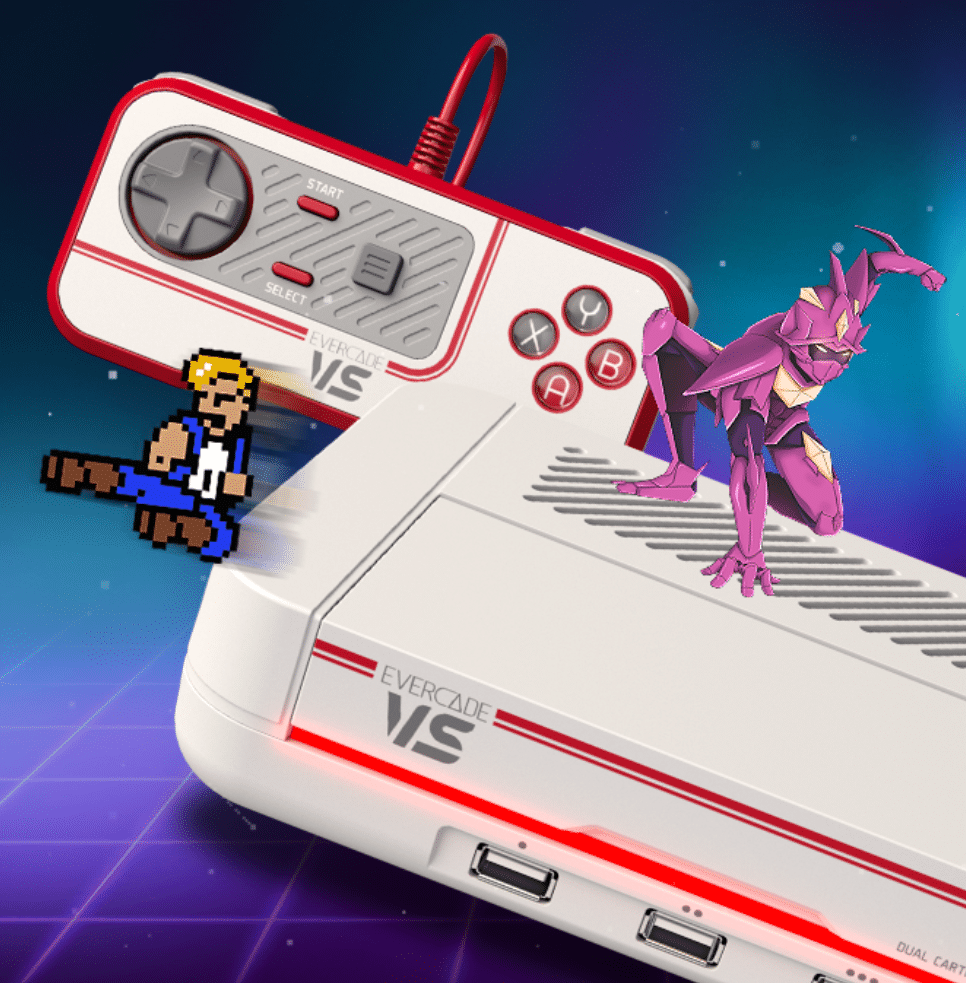 Evercade VS mit Controller