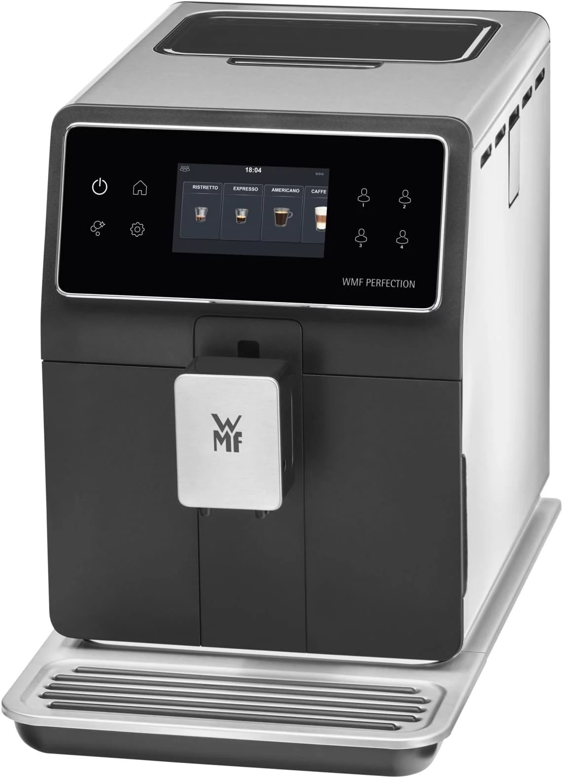 Über das große Touchscreen-Display der WMF Perfection 800 individualisierst und speicherst du deine ganz persönlichen Getränke-Optionen.