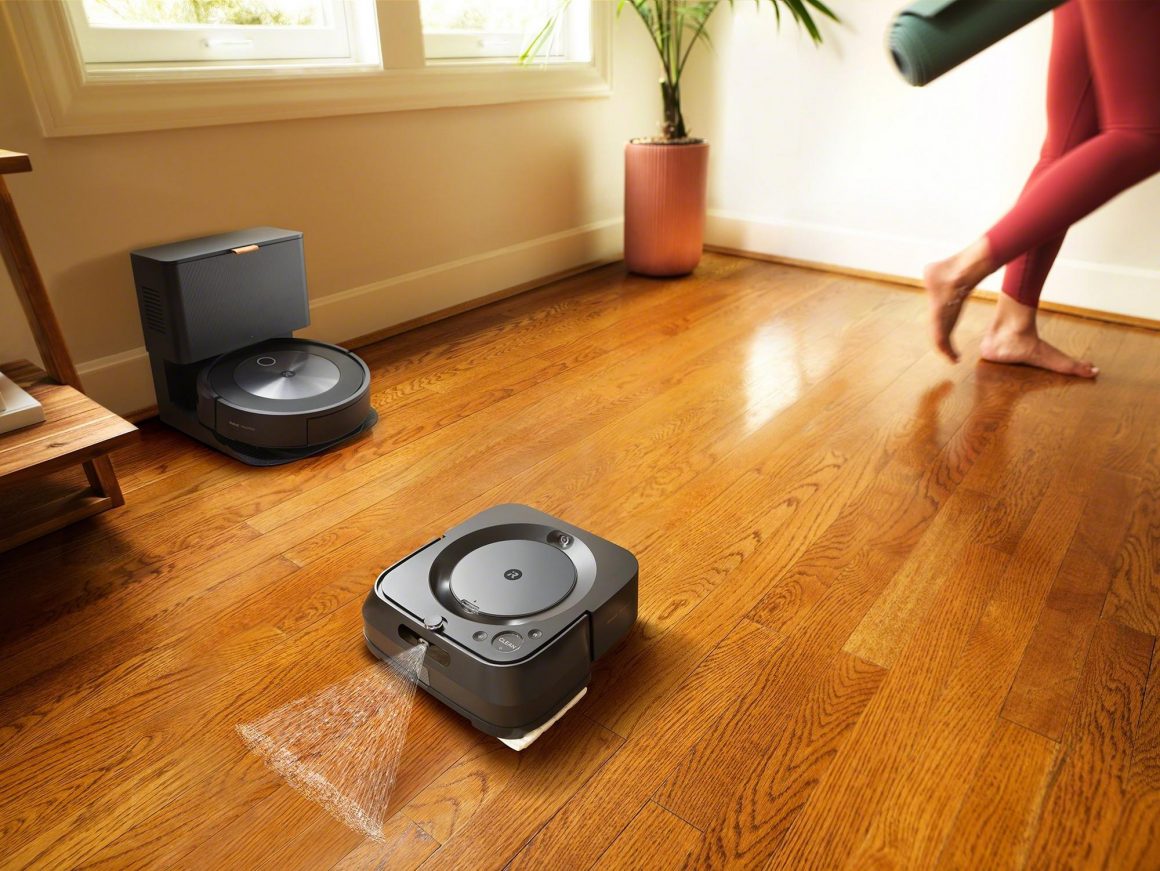 Braava jet m6 putzt nach dem Roomba i7+