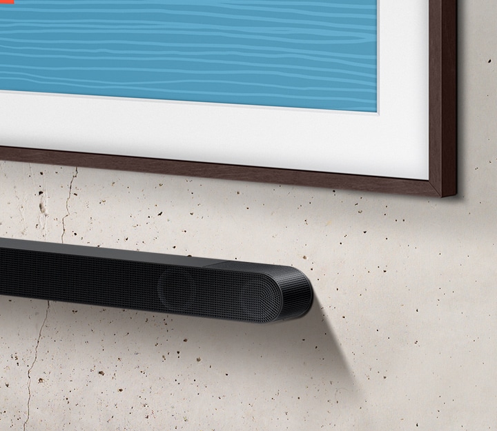 Ultra Slim Soundbar Detailaufnahme