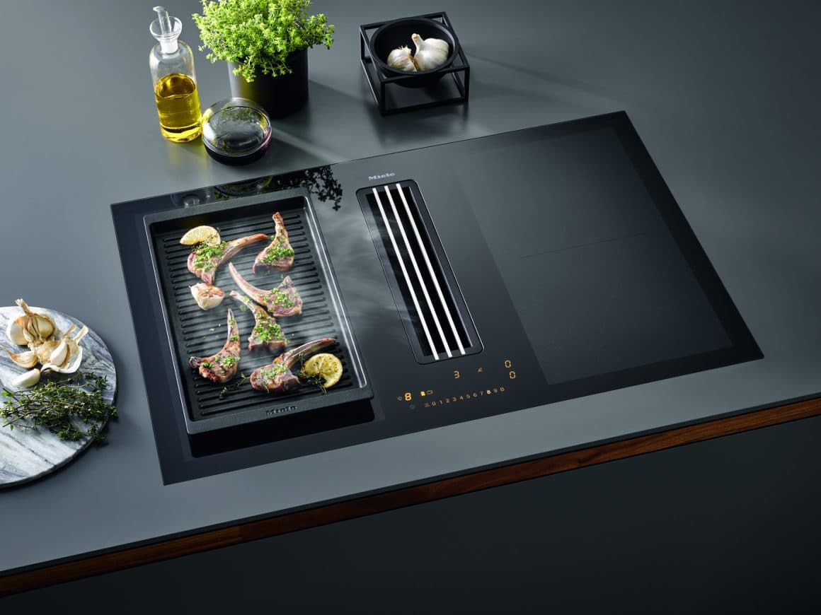 Miele Zubehör für Induktionskochplatten: Gourmet-Grillplatte