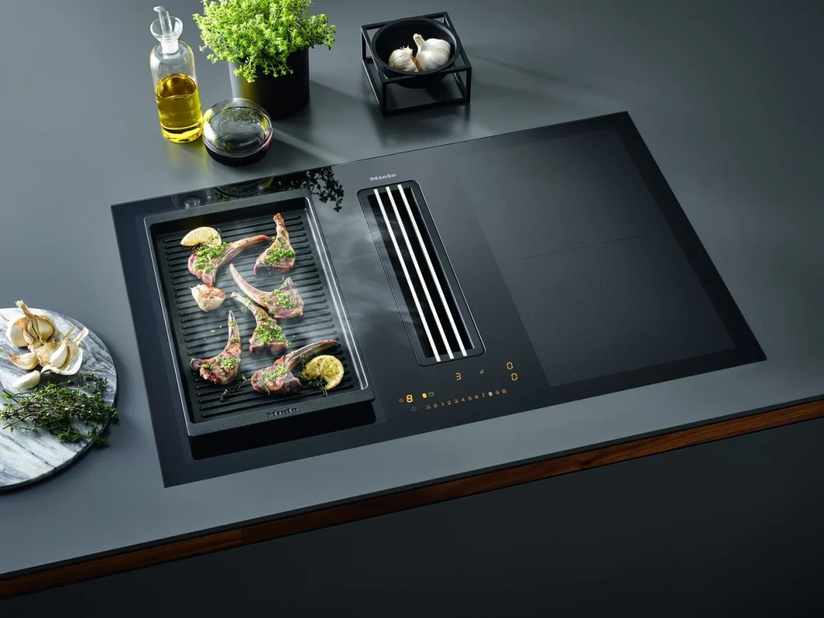 Miele Zubehör für Induktionskochplatten: Gourmet-Grillplatte