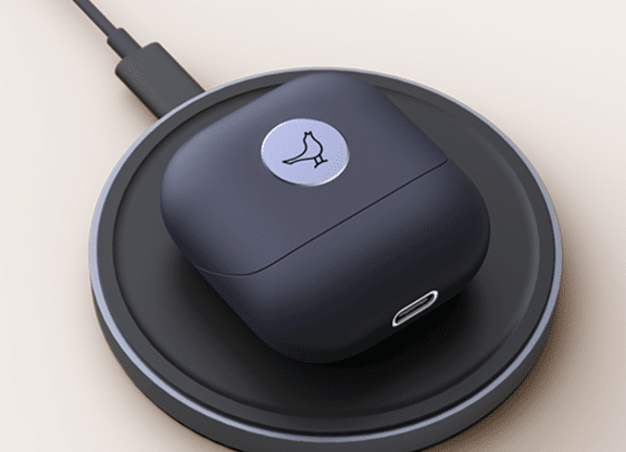 Die AIR Color auf dem Wireless-Charger