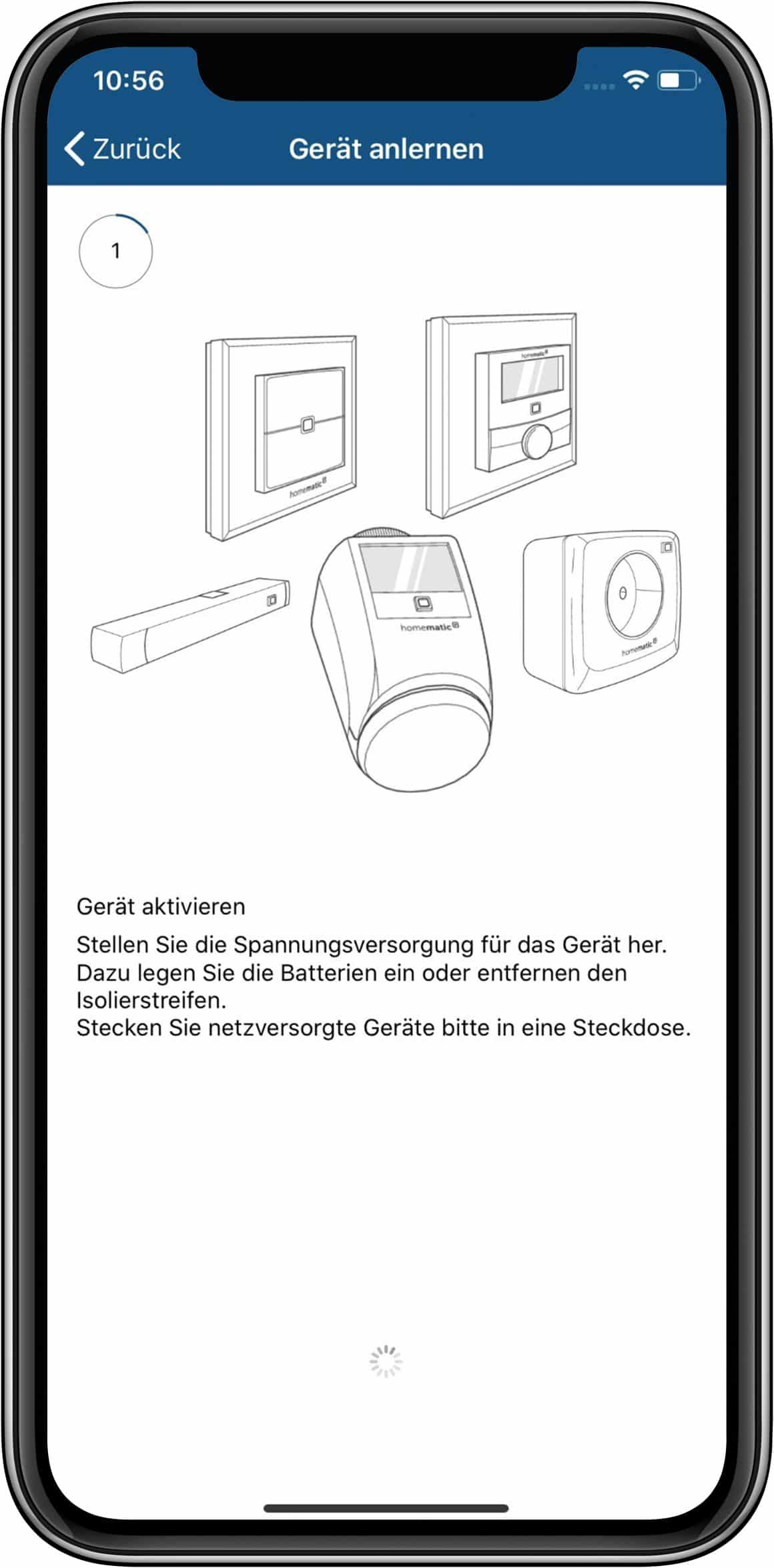 Homematic IP App Screenshot