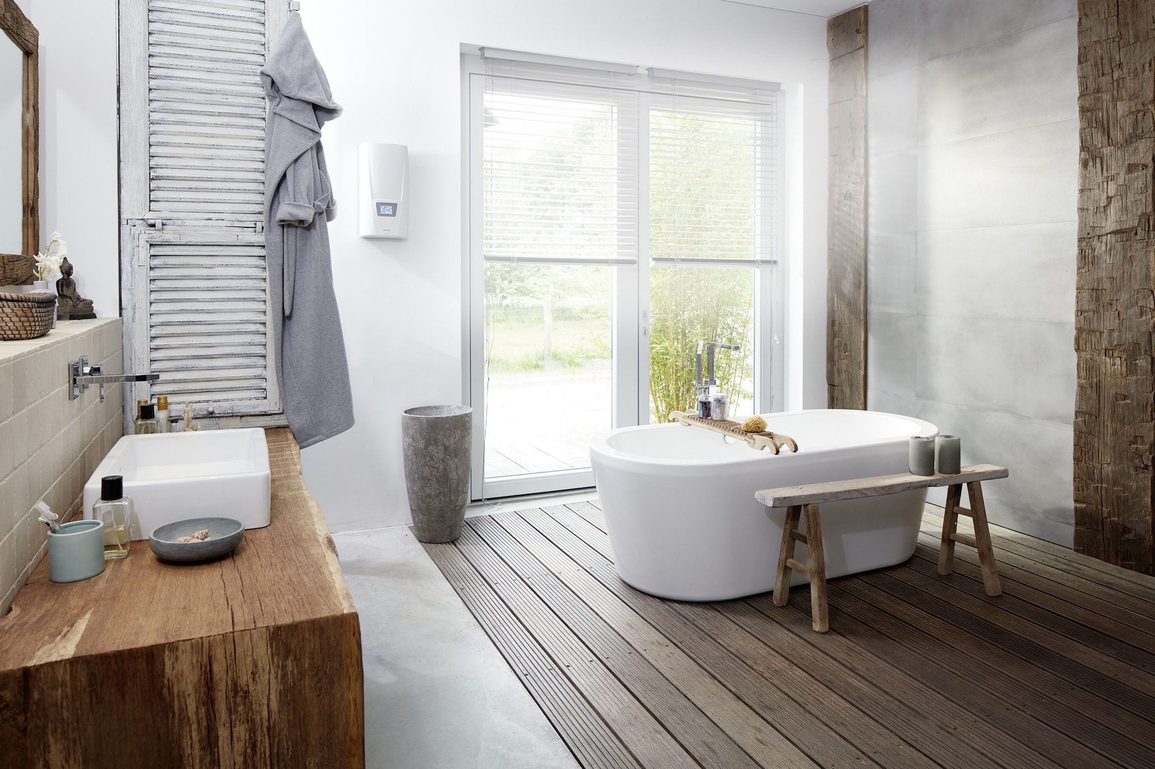 CLAGE Bad: Warmwasser verursacht Heizkosten