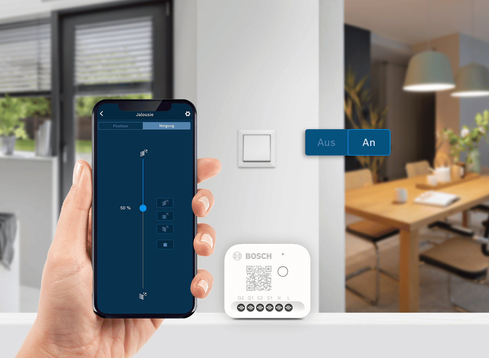 Bosch Licht/-Rollladensteuerung II App