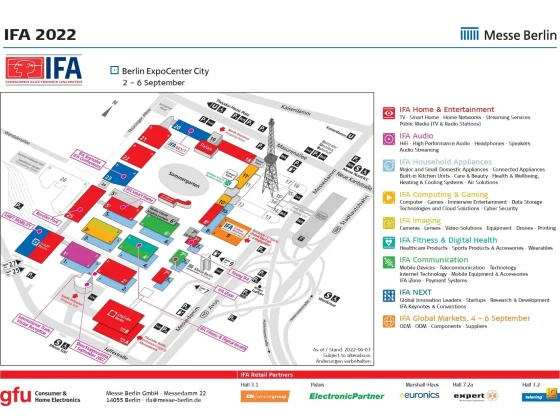 IFA 2022 Messeplan