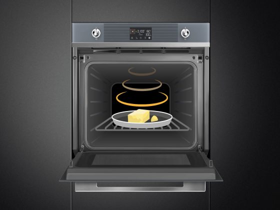 Smeg Galileo Einbau-Kombimikrowelle