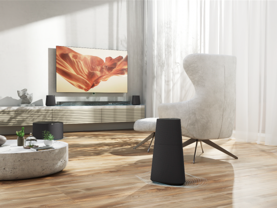 Loewe klang mr Soundbar in Wohnzimmer