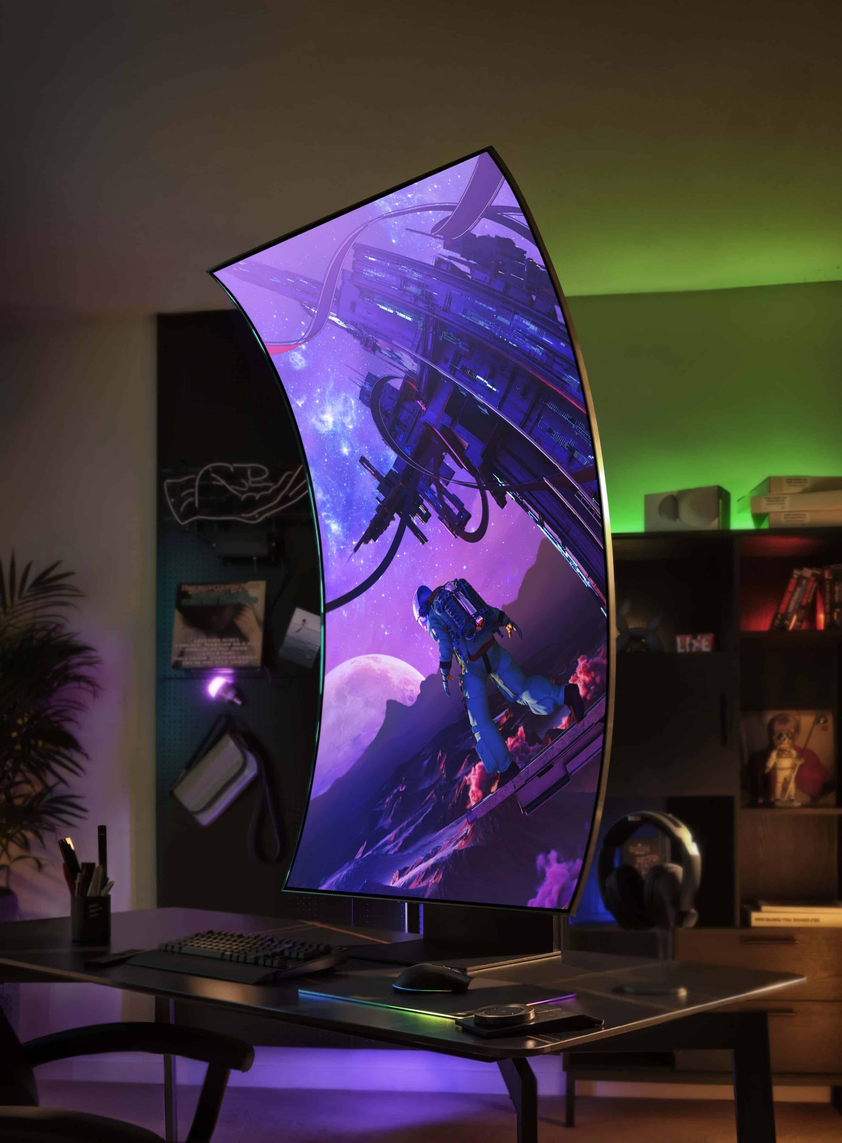 Samsung Odyssey Ark in Hochkant