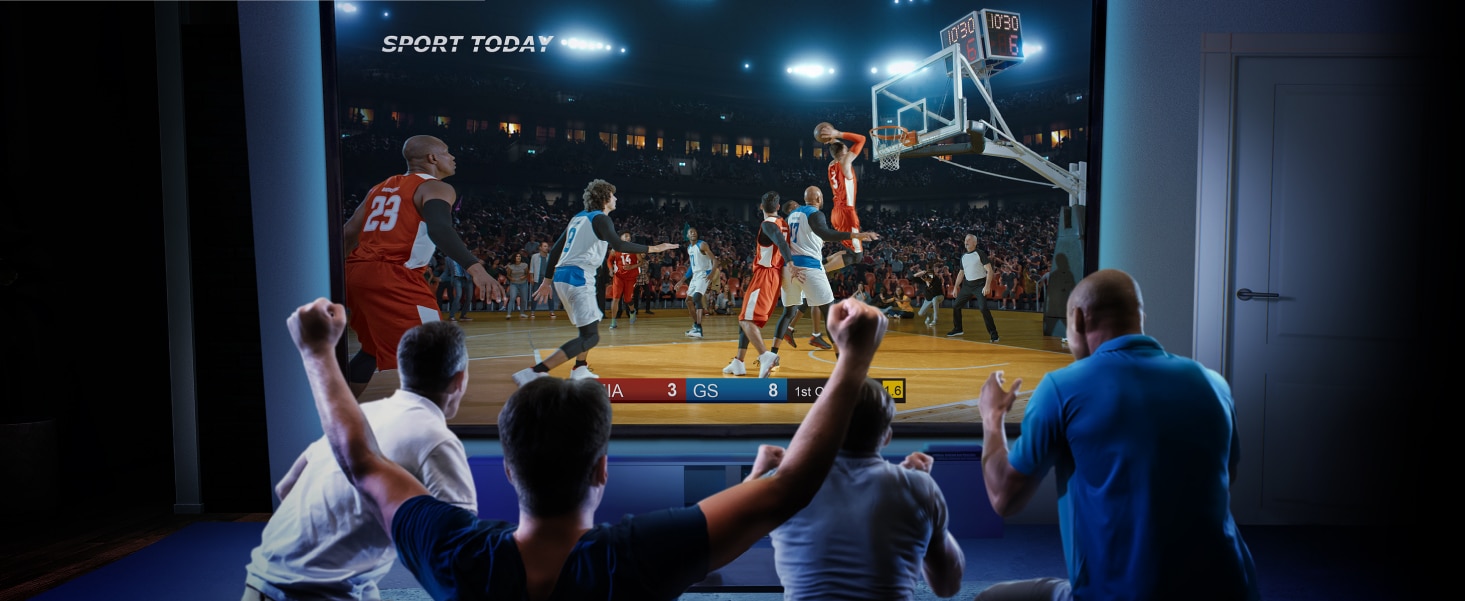 BenQ TH690ST Basketball Spiel