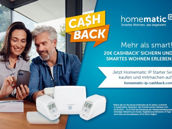 Homematic IP Cashback Aktion 2022