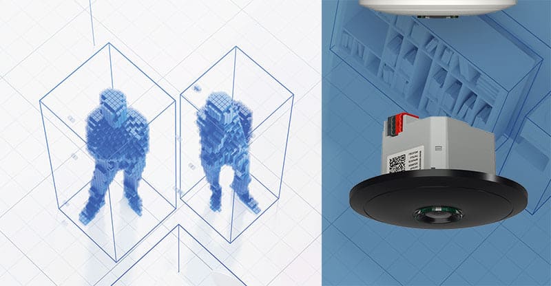 Optischer Präsenzmelder thePixa KNX 24 V von Theben