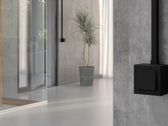 Gira E2 Aufputz Schwarz matt und Standard 55