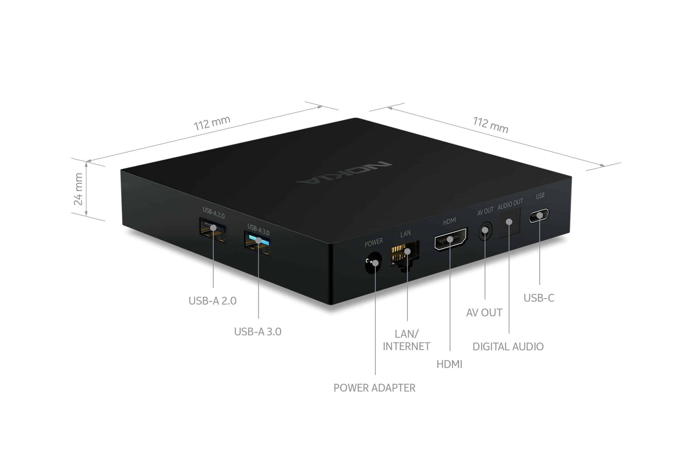 Nokia Streambox mit Anschlussbelegung