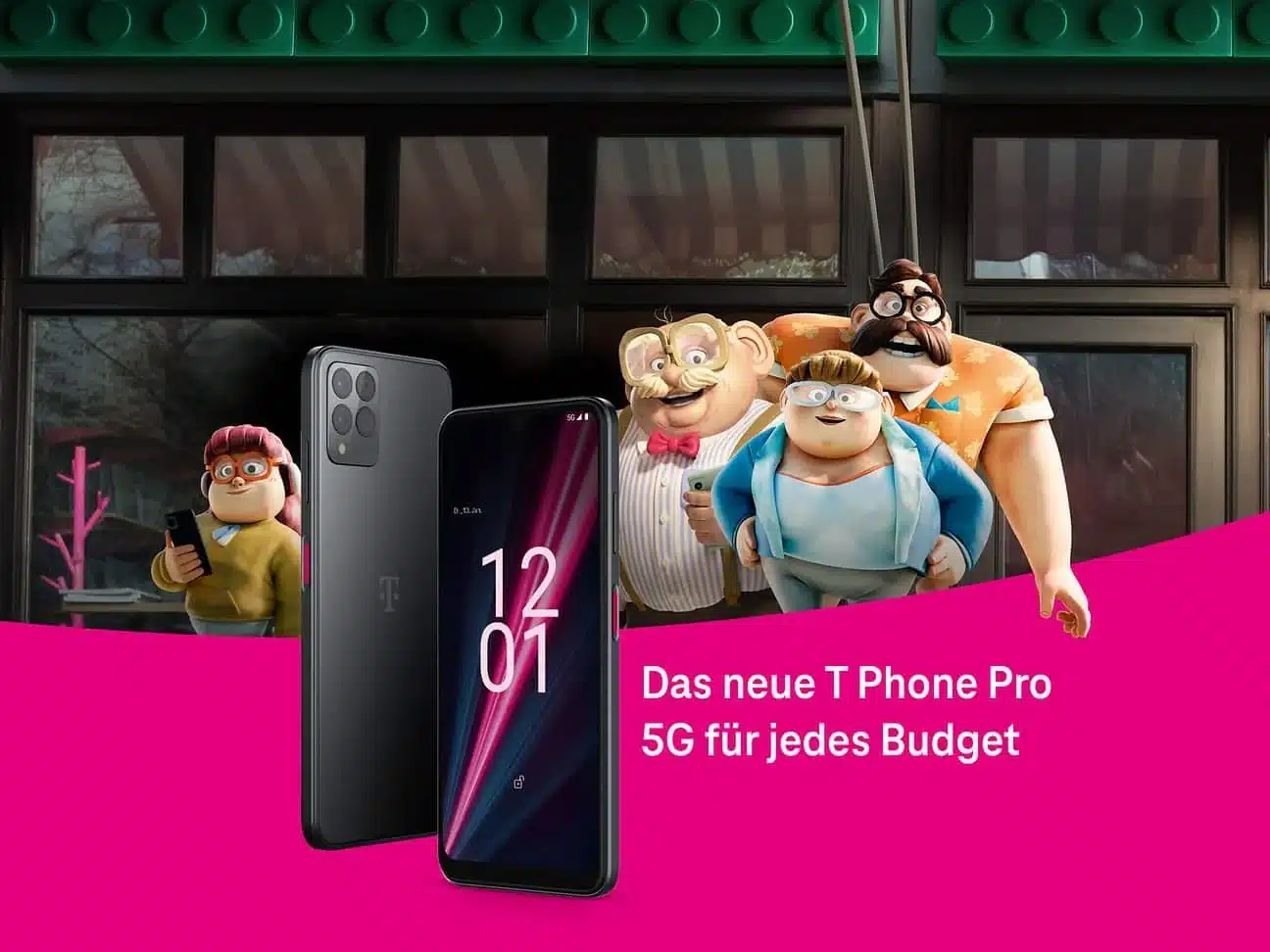 Telekom Smartphones kommen nach Deutschland: Familie Nixnetz
