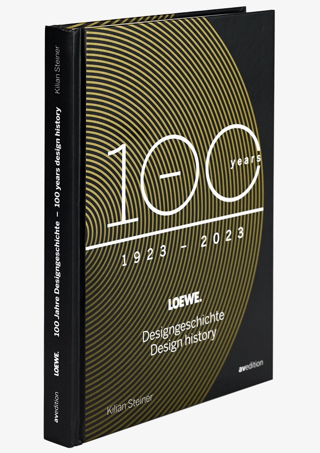Loewe. 100 Jahre Designgeschichte – 100 Years Design History
Ed. Loewe Technology GmbH / Autor: Kilian Steiner