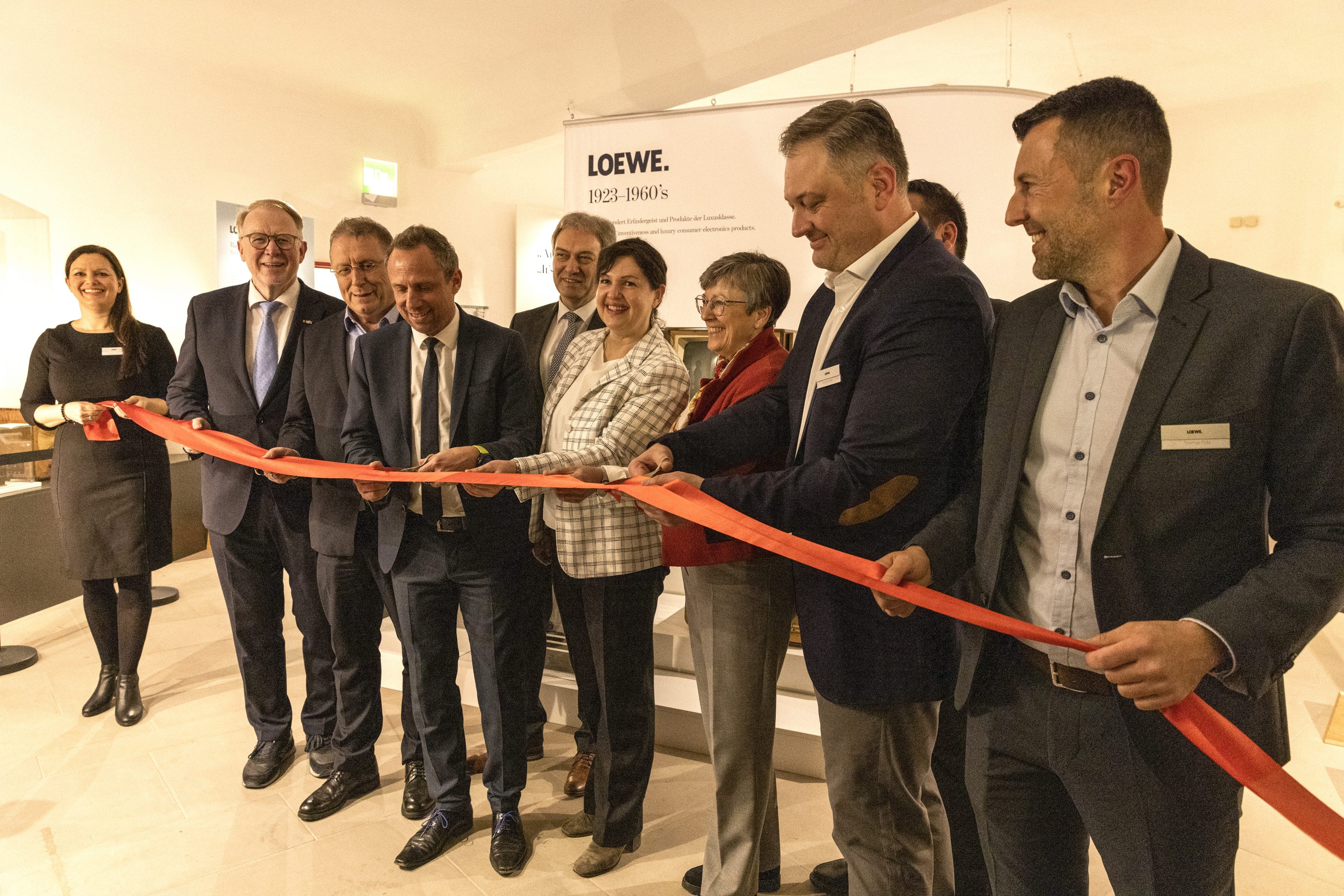 100 Jahre Loewe. Eröffnung der Ausstellung in Kronach