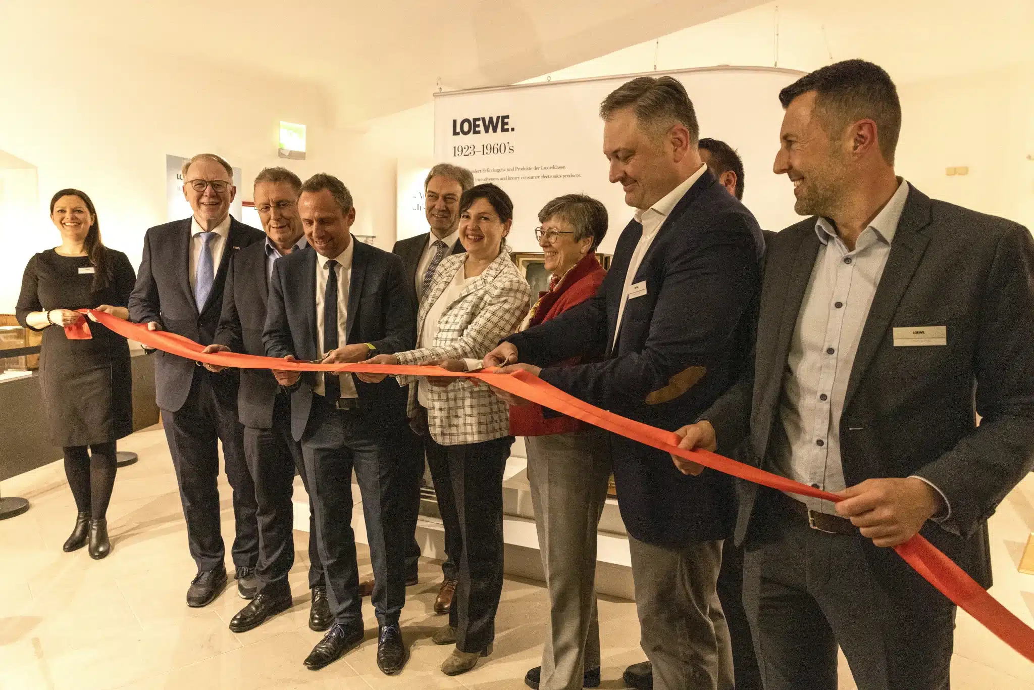 100 Jahre Loewe. Eröffnung der Ausstellung in Kronach