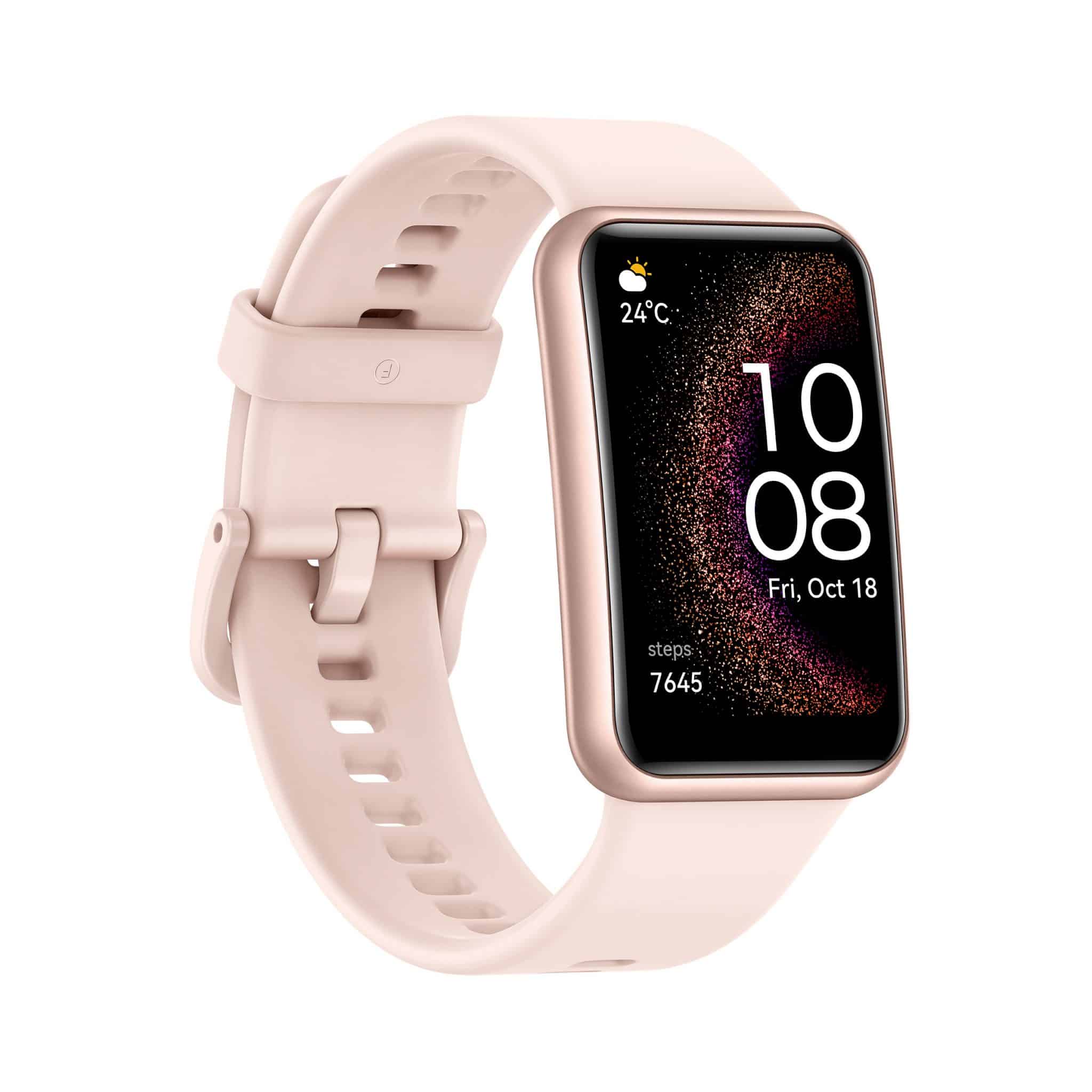HUAWEI WATCH FIT Special Edition in Nebula Pink.