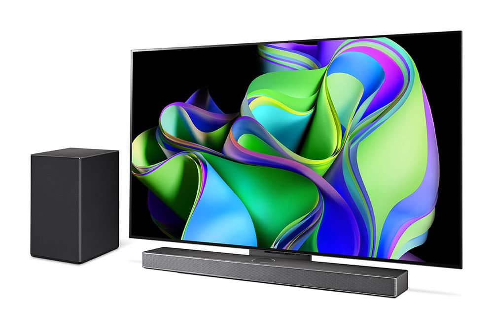 LG OLED TV der C3-Serie
mit der Soundbar DSC9S