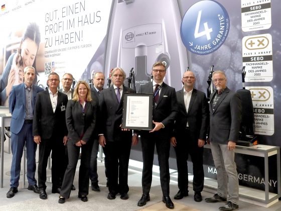 SEBO Stein & Co. GmbH ist erneut als Gewinner des 'markt-intern'-Leistungsspiegels 2023 ausgezeichnet