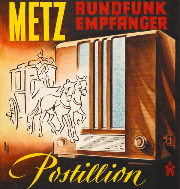 1947: Produktionsstart
von Rundfunkgeräten.