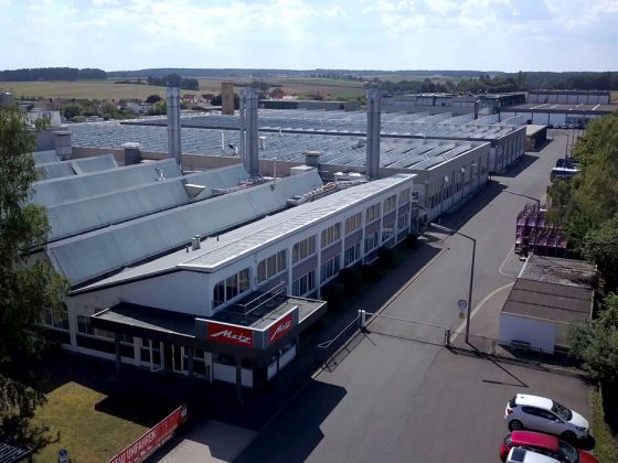 Metz Firmengebäude von oben