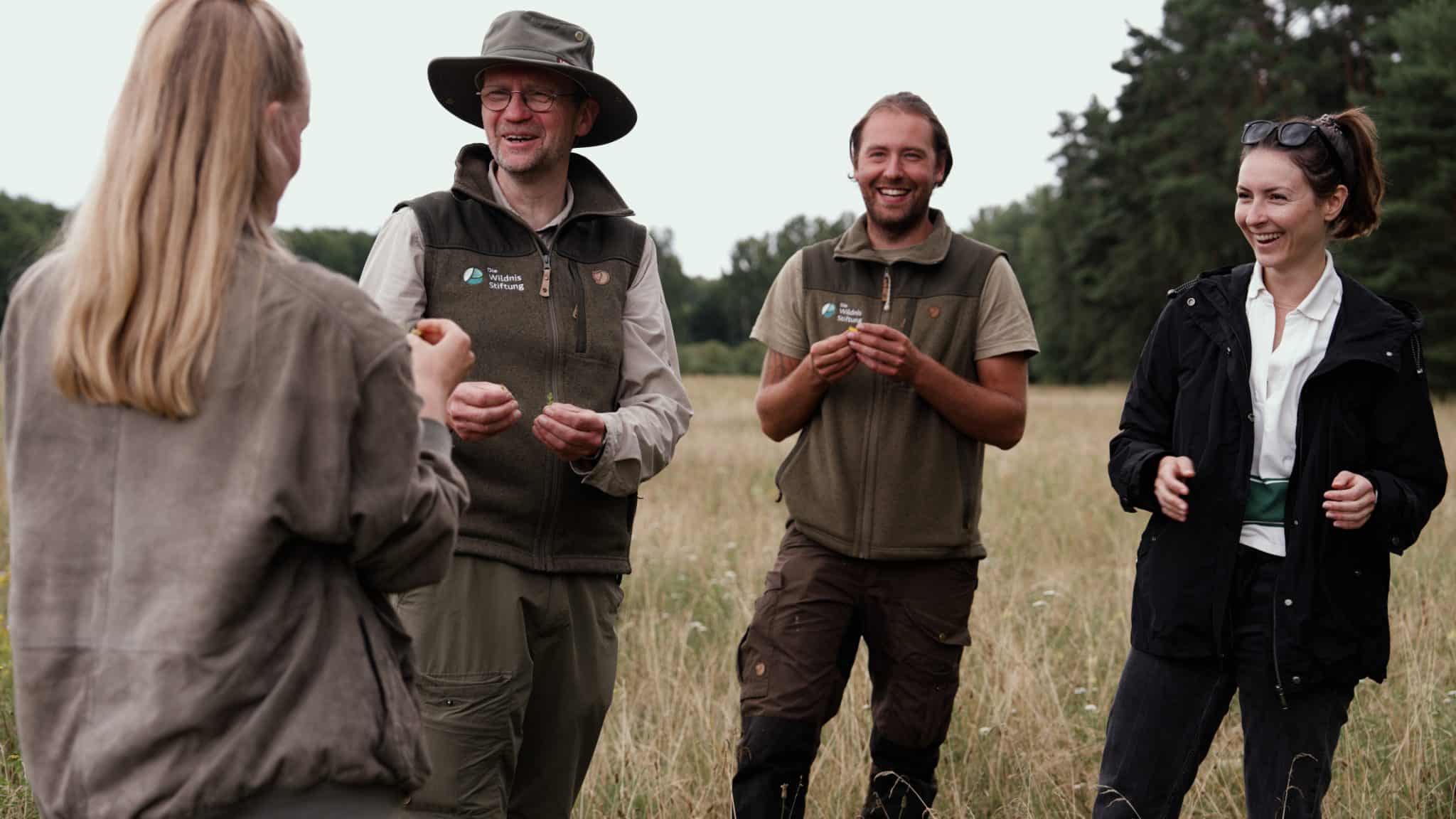 Mittelstand&Moor_Vertreter der Wildnisstiftung und Christina Schmidt