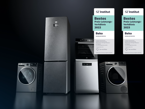 Beko erhält zum zweiten Mal in Folge Auszeichnung vom SZ Institut