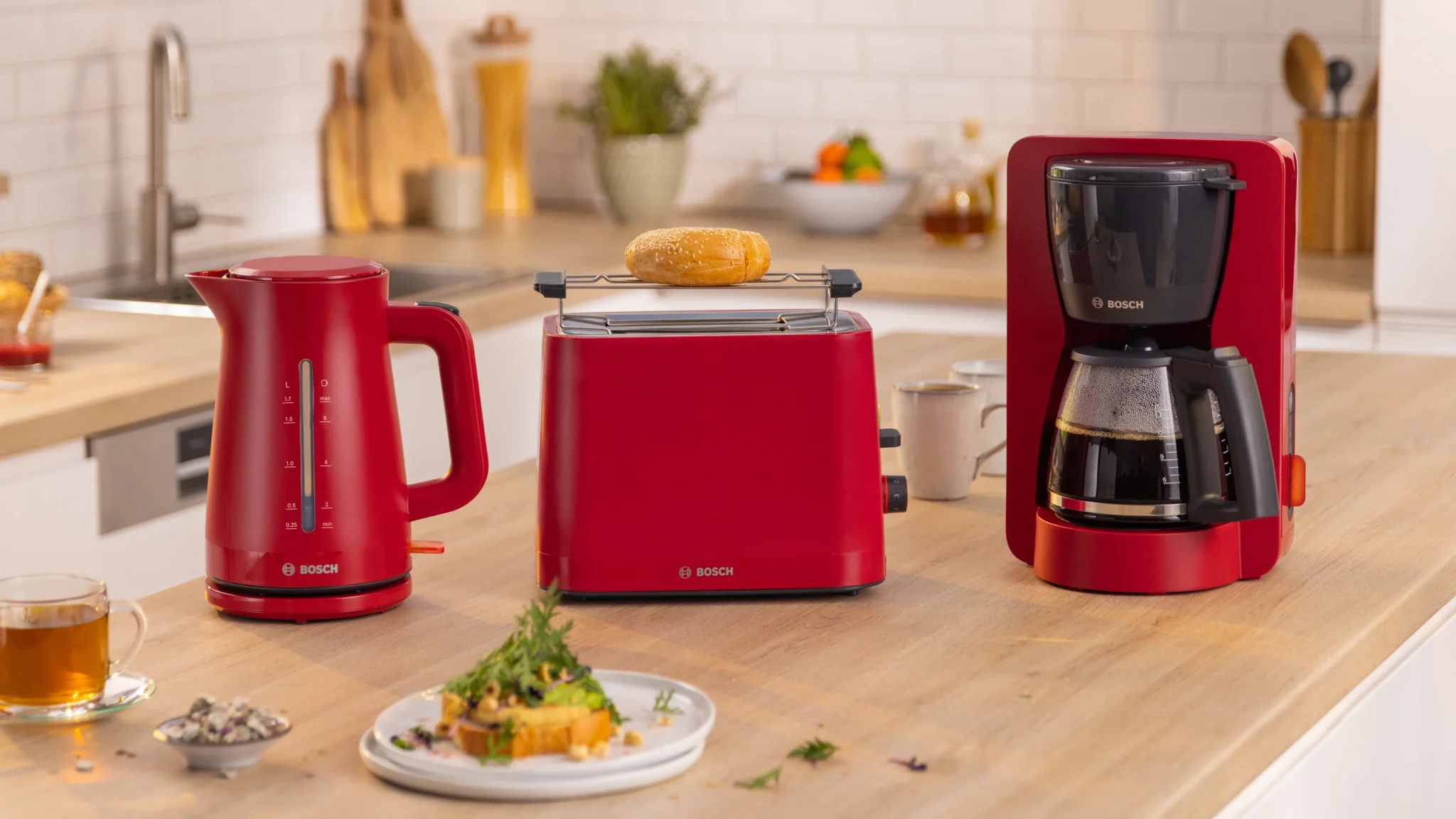 Frühstücksserie MyMoment von Bosch in Rot