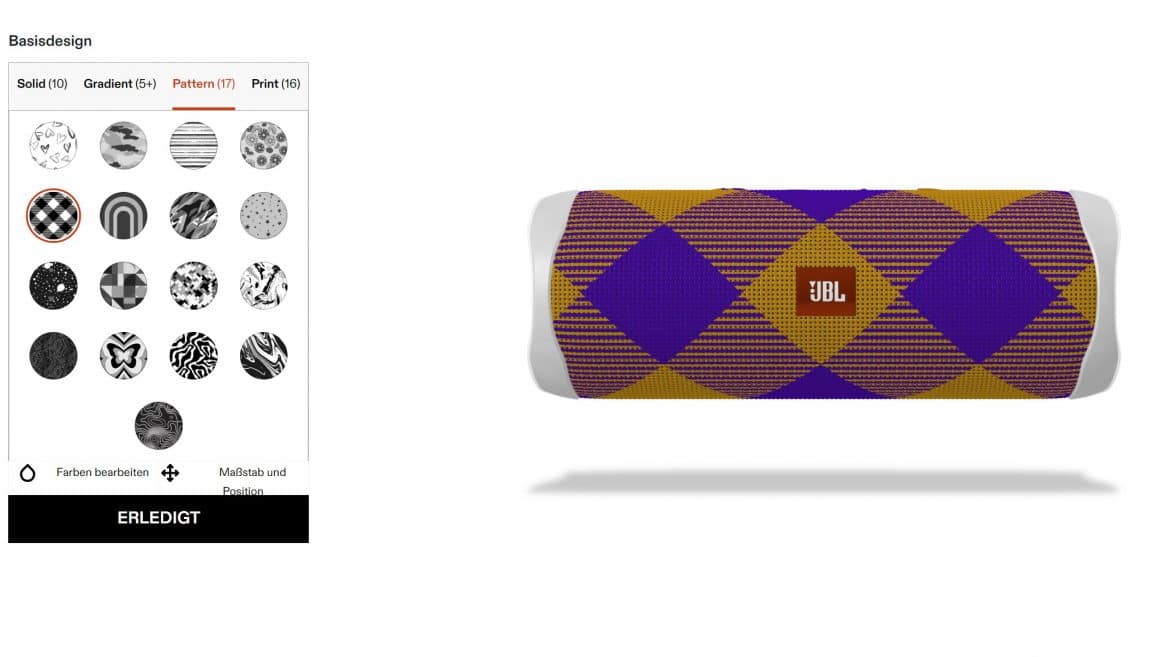 JBL Flip 5 im Rautenmuster