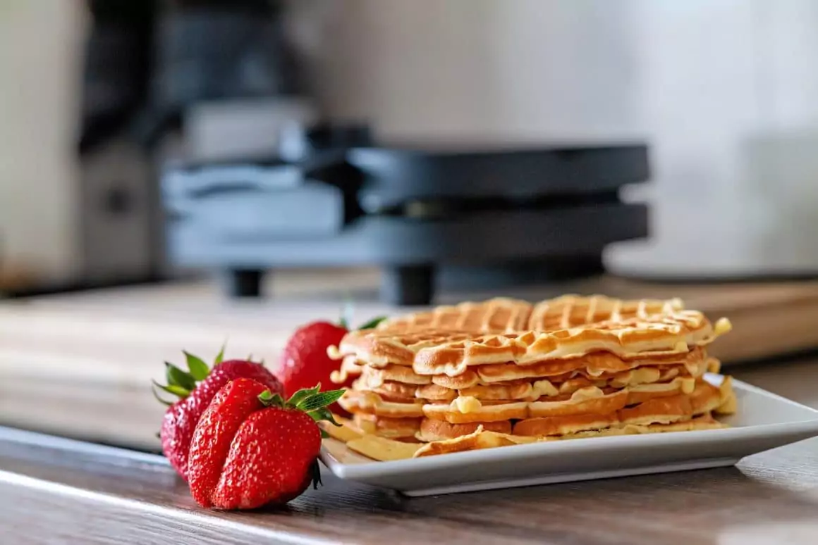 SEVERIN WA 2118 Duo-Waffeleisen. Die fertigen Waffeln schmecken so gut, wie sie aussehen.