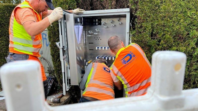 Bildrechte: Telekom NVt wird gestellt