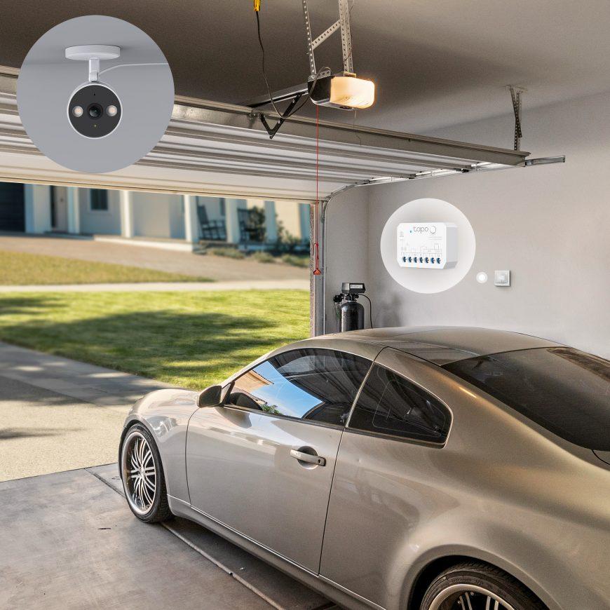 Tapo S110E Einsatzbeispiel Garage