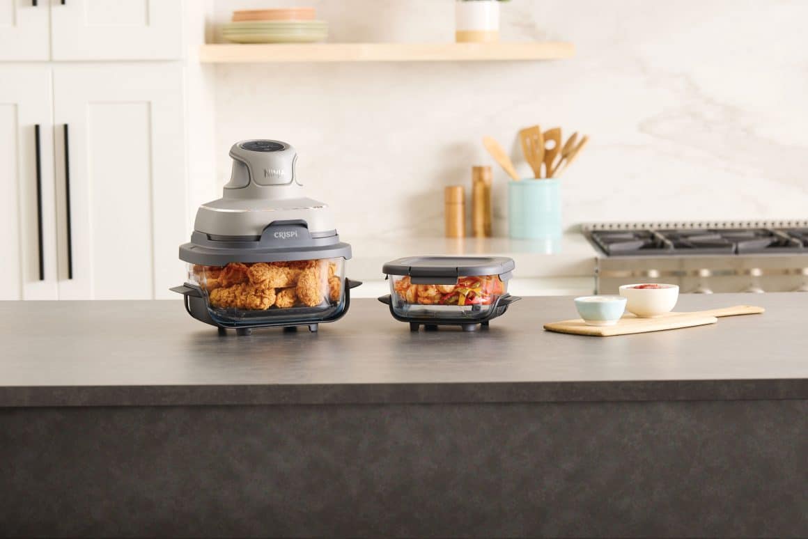 Ninja CRISPi 4-in-1 Tragbare Glas-Heißluftfritteuse FN101EUST
