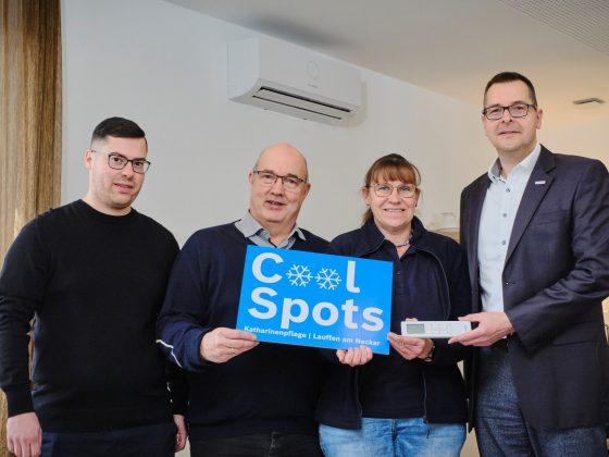 Initiative „CoolSpots“: Bosch spendet Klimageräte an zehn Begegnungsorte