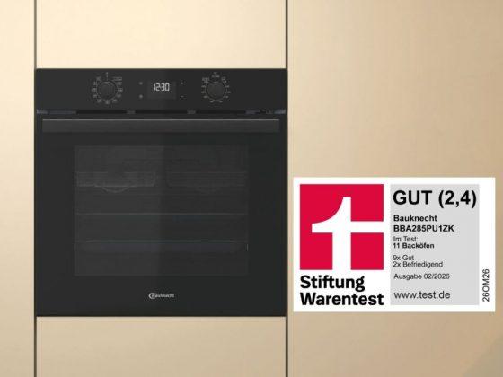 Stiftung Warentest bewertet BBA285PU1ZK mit Gut.