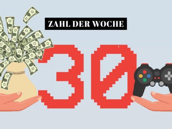 Zahl der Woche: 30 Euro für Spiele.
