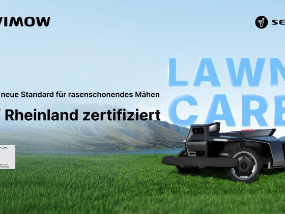 Navimow-Mähroboter erhalten TÜV-Zertifizierung für Rasenschutz