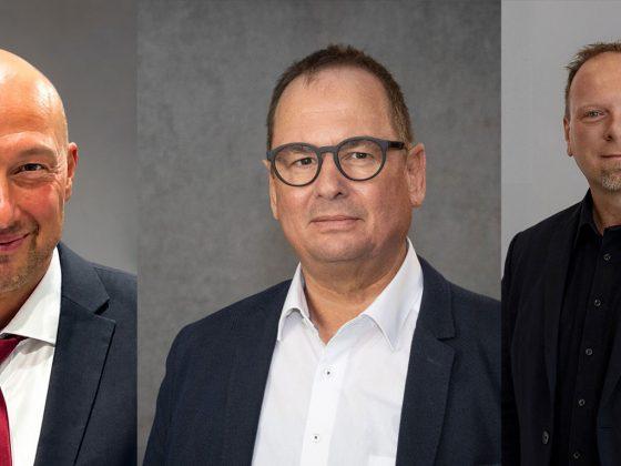 v.l.n.r. Markus Weinschenk, Michael Rolle, Scott Taylor
