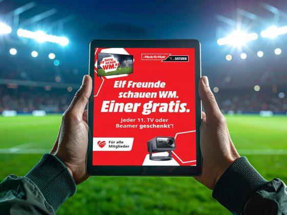 MediaMarkt und Saturn WM-Aktion 2026: Jeder 11. TV oder Beamer wird erstattet