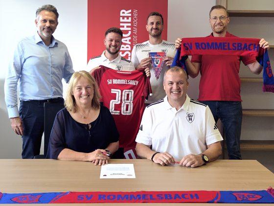 Rommelsbacher wird Trikotsponsor des SV Rommelsbach