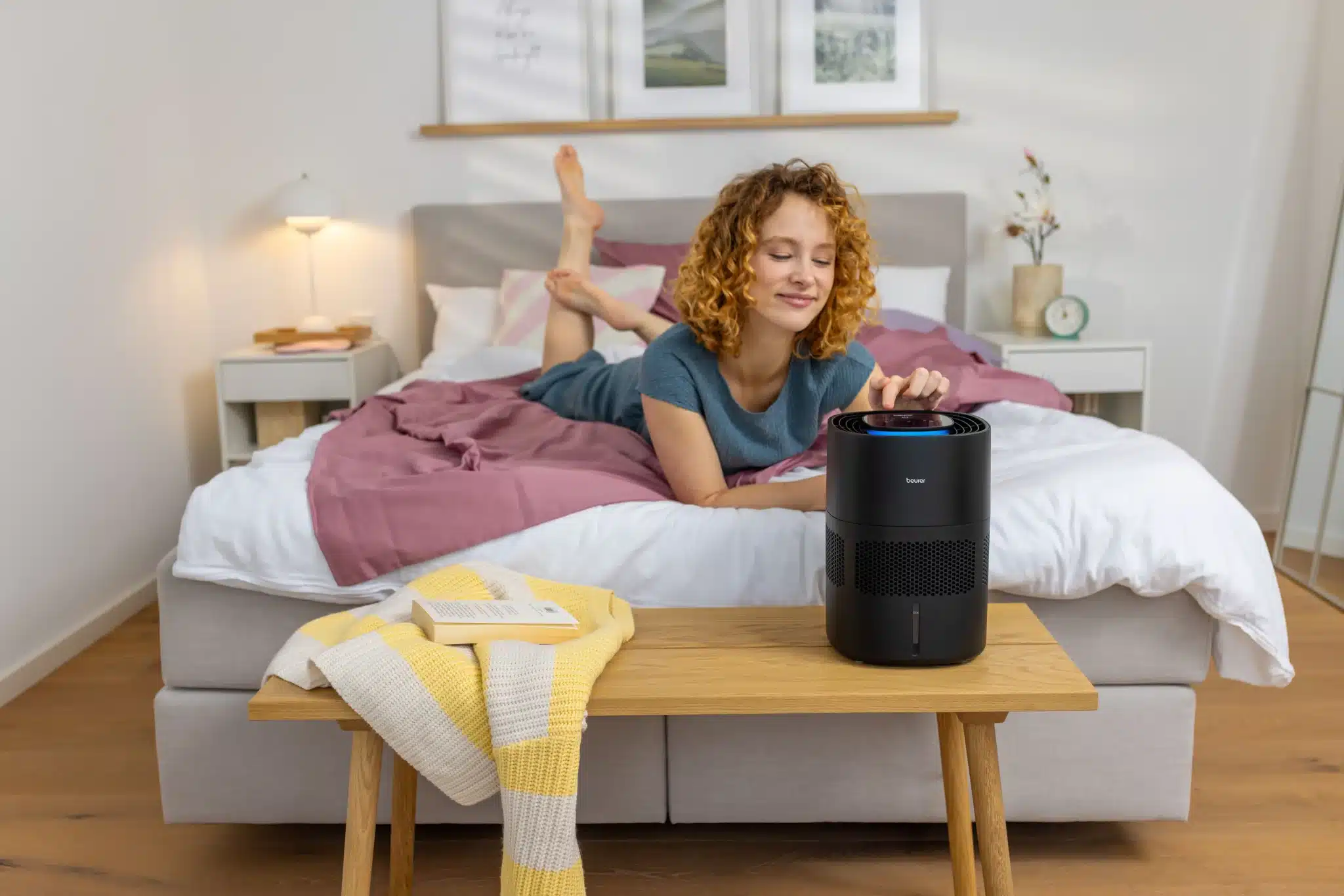 Der neue Luftbefeuchter LB 100 ermöglicht die hygienische Befeuchtung der Luft.