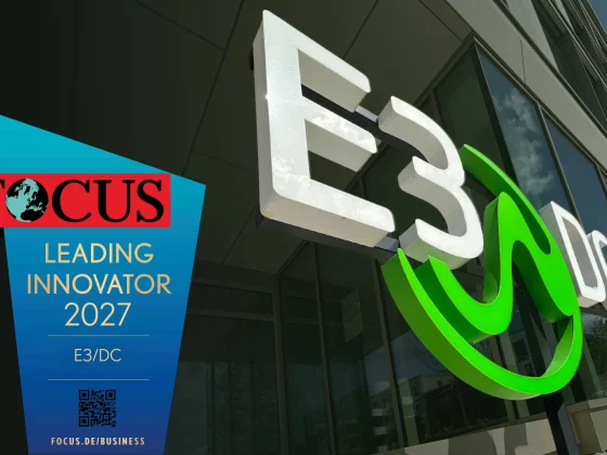 E3/DC erhält erneut die Auszeichnung "Leading Innovator" von FOCUS Business Bild: E3/DC