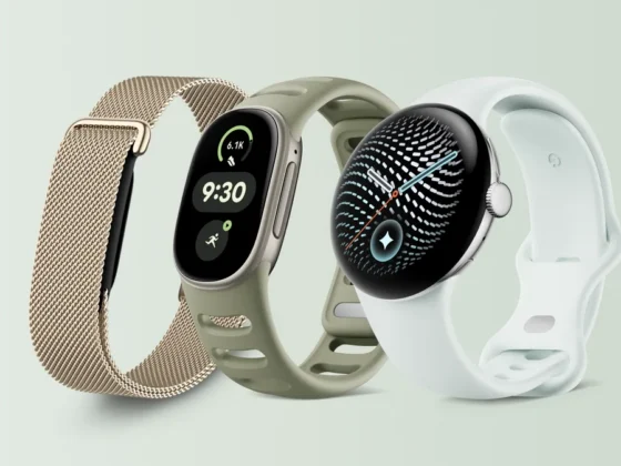 Der Google Fitbit Edge in der Ausführung Olive. Bild: Google